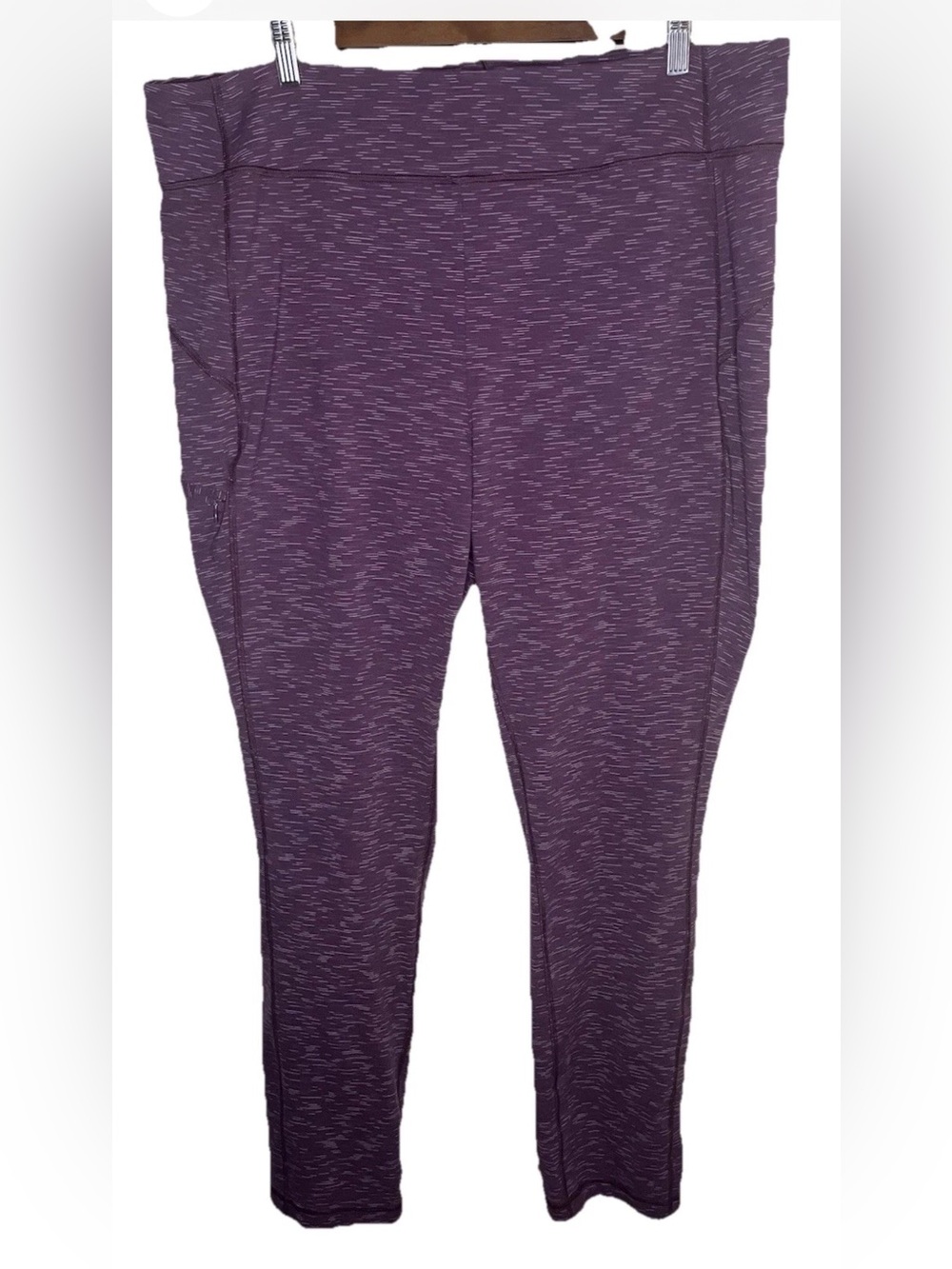 Duluth Trading Company Women's NoGA Stretch Slim Leg Pants Purple Size XXL Long